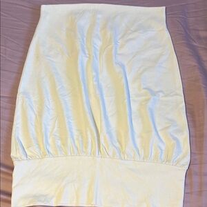 Fighting Eel Cream Puffy Tube Top